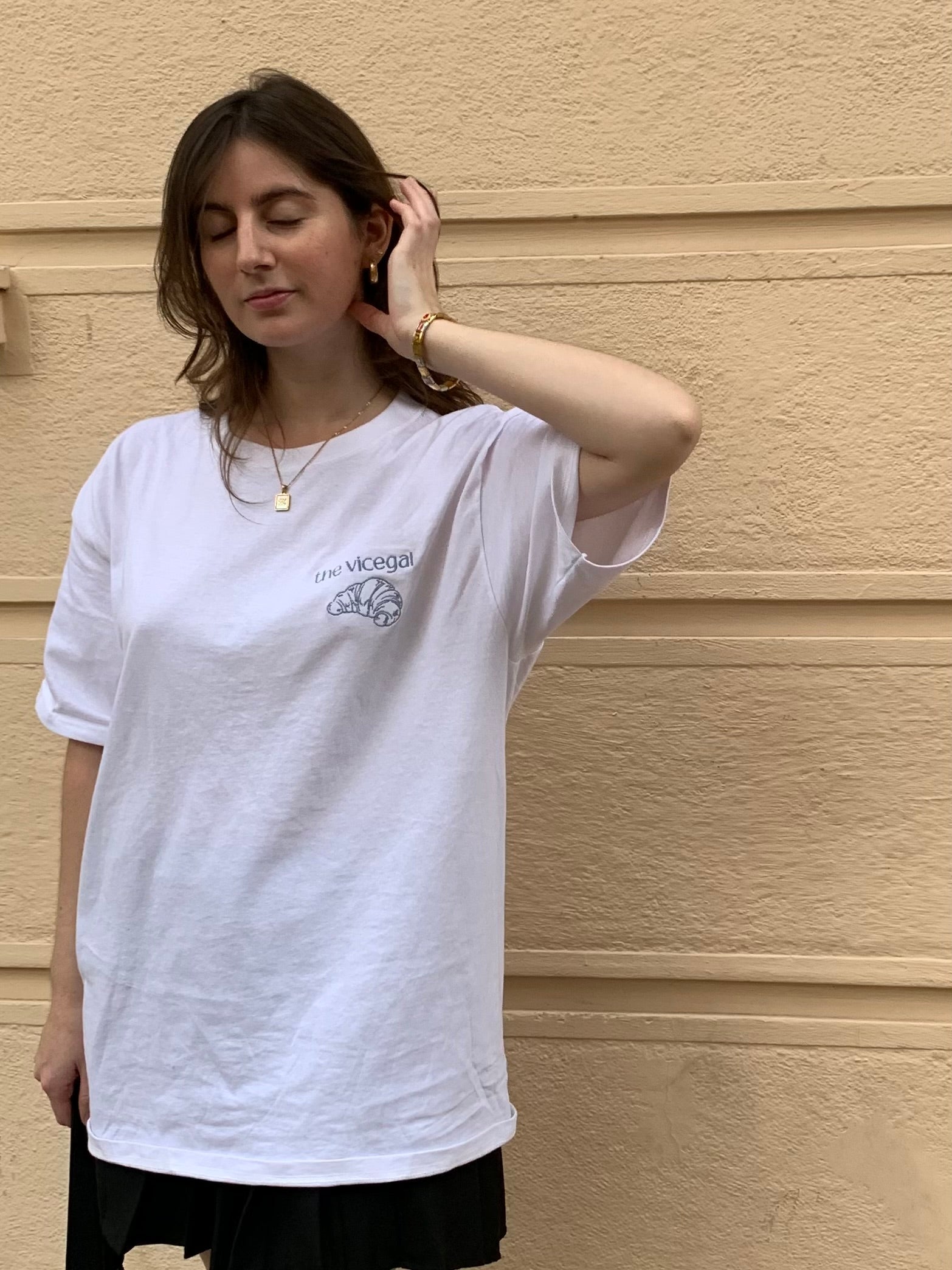 polera “The Breakfast Club” // blanco