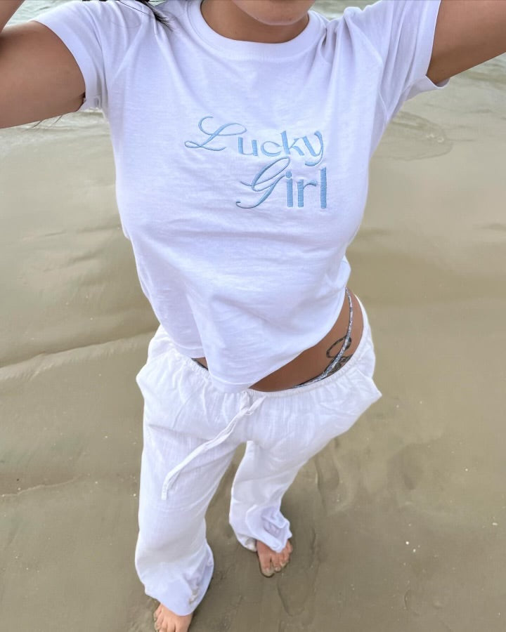 Lucky girl tee